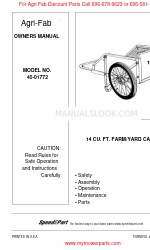 Agri-Fab 45-01772 Benutzerhandbuch