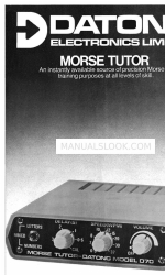 DATONG MORSE TUTOR D70 Manual