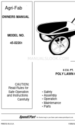 Agri-Fab 45-02261 Benutzerhandbuch