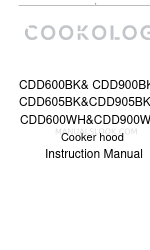 Cookology CDD600BK Instrukcja obsługi