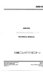 Datron ABB1000BN Technical Manual