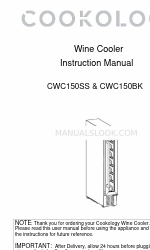 Cookology CWC150BK Manuel d'instruction