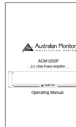 AUSTRALIAN MONITOR ACM1202P Руководство по эксплуатации