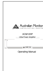 AUSTRALIAN MONITOR ACM120P Manuel d'utilisation