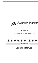 AUSTRALIAN MONITOR ACM250 取扱説明書