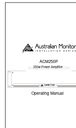 AUSTRALIAN MONITOR ACM250P 取扱説明書