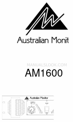 AUSTRALIAN MONITOR AM1600 Manual de operação