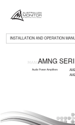 AUSTRALIAN MONITOR AM2600NG 設置および操作マニュアル