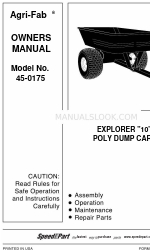Agri-Fab Explorer 45-0175 Руководство пользователя