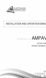 AUSTRALIAN MONITOR AMPAV40 Installation And Operation Manual