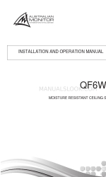 AUSTRALIAN MONITOR QF6WRC Installatie- en bedieningshandleiding