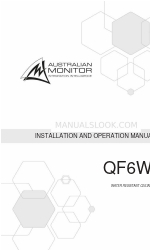 AUSTRALIAN MONITOR QF6WRC Installatie- en bedieningshandleiding