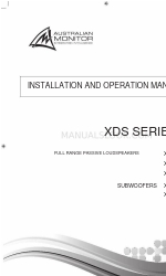 AUSTRALIAN MONITOR XDS10 설치 및 운영 매뉴얼