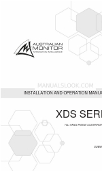 AUSTRALIAN MONITOR XDS10 설치 및 운영 매뉴얼