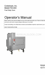 Cookshack Fast Eddy's Oven FEC500 Operator's Manual