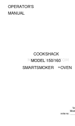 Cookshack SmartSmoker 150 Manuel de l'opérateur