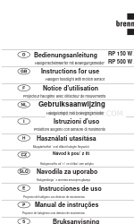 brennenstuhl RP 150 W/PL 150 P Petunjuk Penggunaan Manual