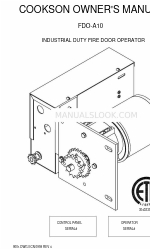 Cookson FDO-A10 Manual del usuario