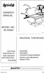 Agri-Fab 45-03083 Manual do Proprietário