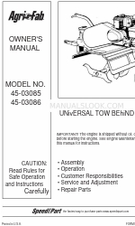 Agri-Fab 45-03086 Benutzerhandbuch