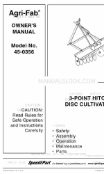 Agri-Fab 45-0356 Instrukcja obsługi
