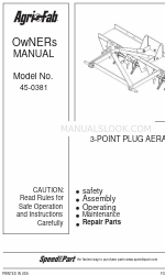 Agri-Fab 45-0381 Benutzerhandbuch