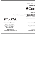 CookTek MCD3500G Owner's Manual