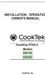 CookTek 500100 オーナーズマニュアル