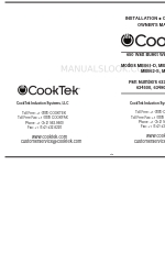 CookTek 634200 設置・操作・取扱説明書