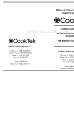 CookTek MC0902S-100 Manual del usuario