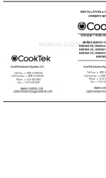 CookTek SinAqua IHW061-24 Manual de instalação, operação e do proprietário