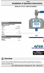 AFCO AF 919155 Instruções de instalação e operação