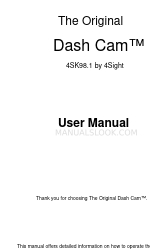 4Sight The Original Dash Cam User Manual