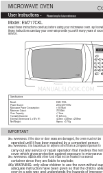 Cookworks EM717CKL ユーザーマニュアル