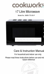 Cookworks SMB177S1B-P Manual de instrucciones