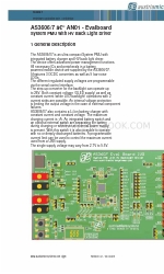 austriamicrosystems AS3606 EVAL BOARD Manuel