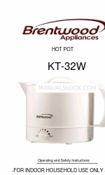 Brentwood Appliances KT-32W Інструкція з експлуатації та техніки безпеки