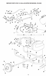 Agri-Fab Tow Sprayer 45-0292 Ремонтні деталі