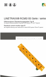 Bender LINETRAXX RCMS150 Manual de início rápido