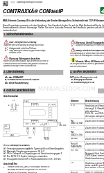 Bender COMTRAXX COM460IP Manual de referência rápida