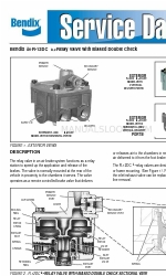 BENDIX R-12DC DBL CHECK RELAY VALVE Manual