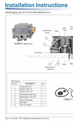 BENDIX R-8R ELAY VALVE Instructions d'installation