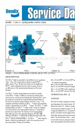 BENDIX SR-4 SPRING BRAKE CONTROL VLV Manuel