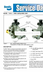 BENDIX SR-5 TRAILER SPRING BRK VALVE Руководство