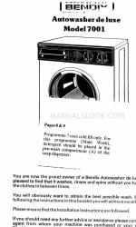 BENDIX 7001 Instrukcja instalacji i obsługi