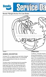 BENDIX SINGLE ANCHOR PIN CAM BRAKE Manuale di descrizione generale