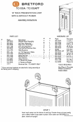 Bretford TC15SA Montageanleitung Handbuch