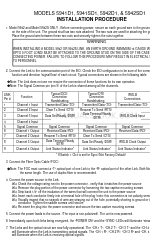 Dymec 5942SD1 Installatieprocedure