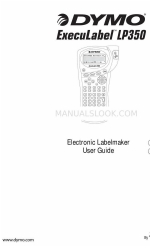 Dymo ExecuLabel LP350 Manual del usuario