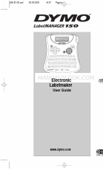 Dymo LabelMANAGER 150 Manual do utilizador